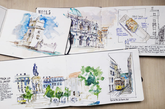 D1 Urban sketching: Drawing my art supplies. : r/learntodraw